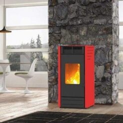Estufa de pellets de aire Asia S1- ventilación forzada