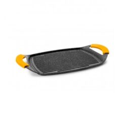 Grill Plancha ondulada Basic Stone 47x29cm - ibili