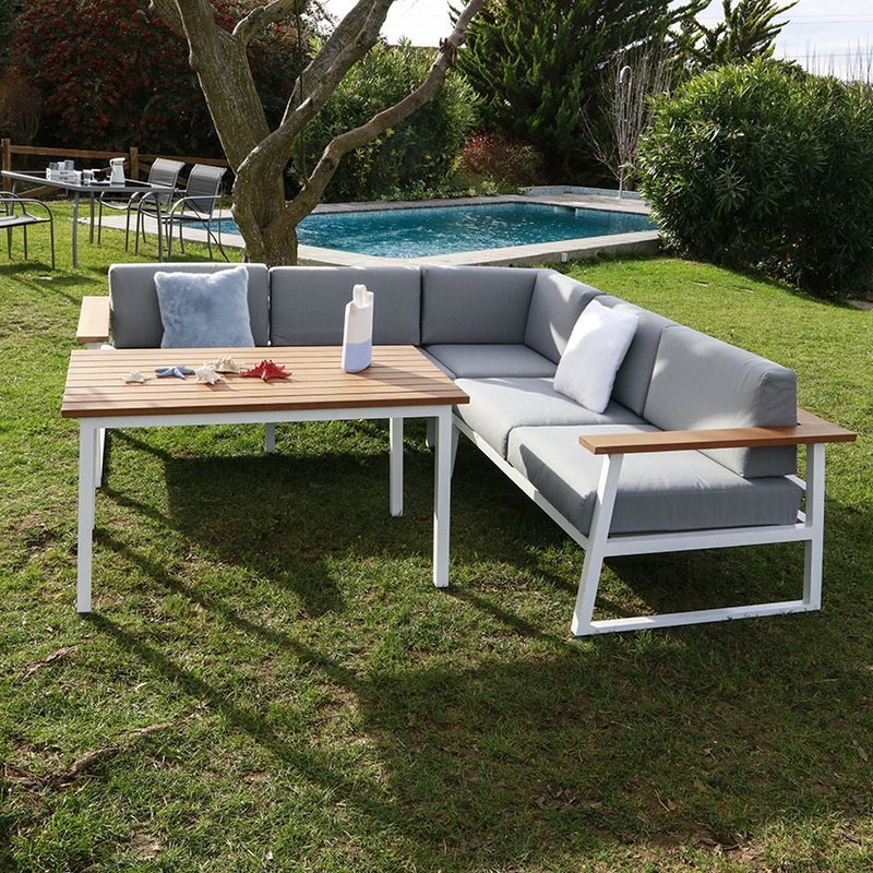 Conjunto Sofá y Mesa Jardín BALI Ferretería Dosil