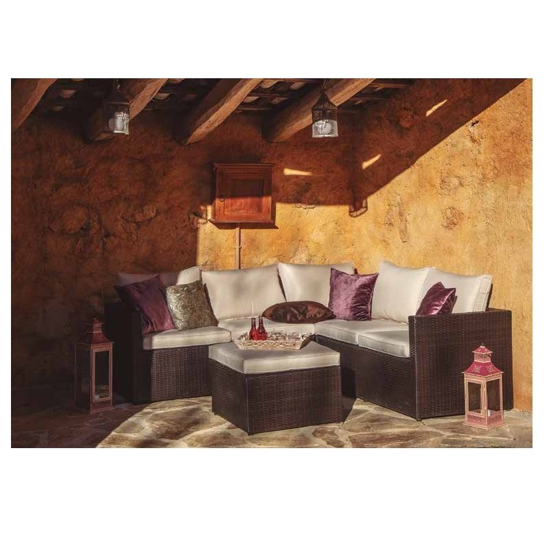 Conjunto Sofá y Mesa Jardín BARBADOS Ferreteria Dosil