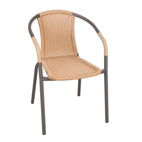 Silla jardin Basic marron