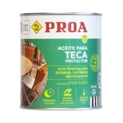 aceite para teca transparente 750ml