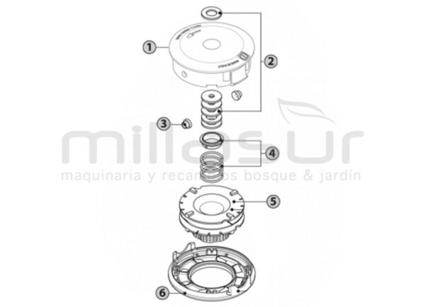 CABEZAL NYLON ANOVA TAP N GO CARGA RAPIDA UNIVERSAL 03