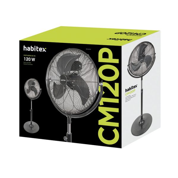 Ventilador circulador aire de pie HABITEX CM120P 02