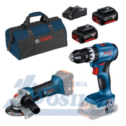 Atornillador GSB 18V-45 + GWS 18V-Li Bosch