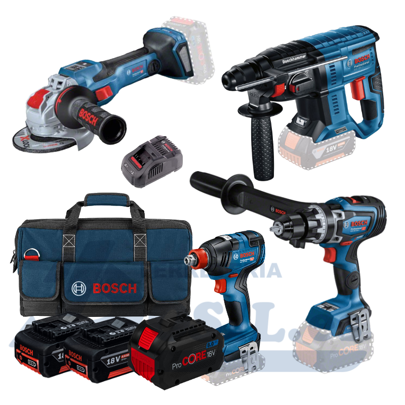 BOSCH GSB 18V-150 C TALADRO CON PERCUSION A BATERÍA 18V MOTOR BITUR