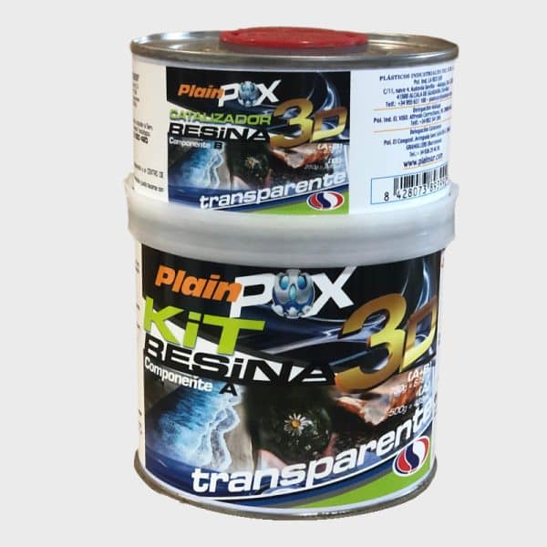 Plainpox Kit Epoxi transparente 3D 750 GR