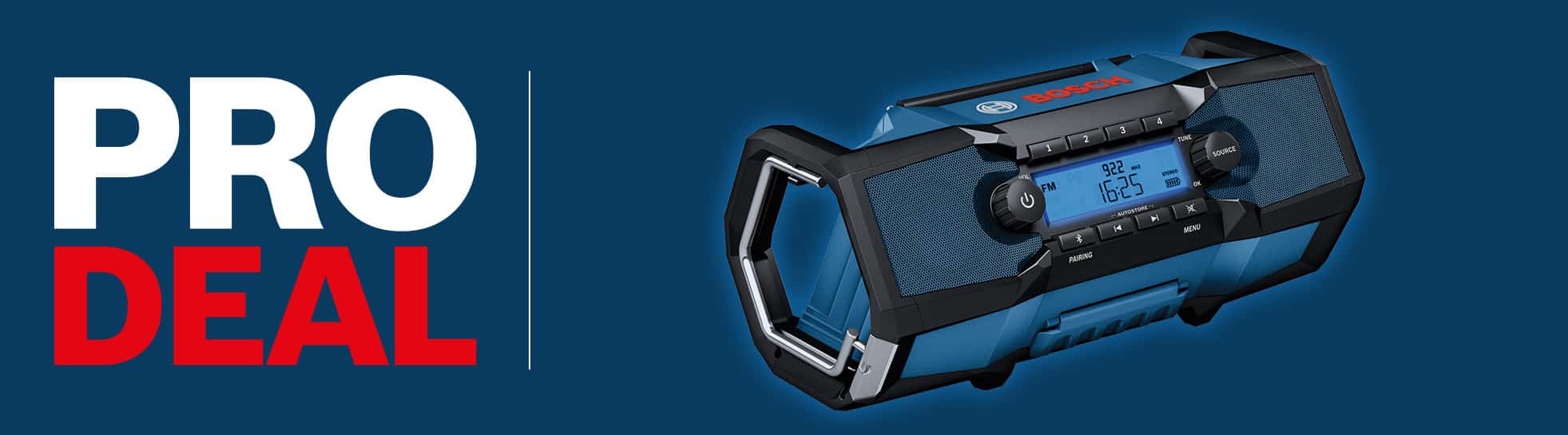 Bosch Pro Deals Radio