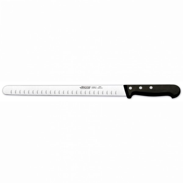 cuchillalia arcos universal 283704 cuchillo salmonero alveolado 300mm