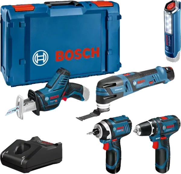 Kit Herramientas Bosch 5 tool kit 12V 3x GBA 12V 2.0Ah + GAL 12